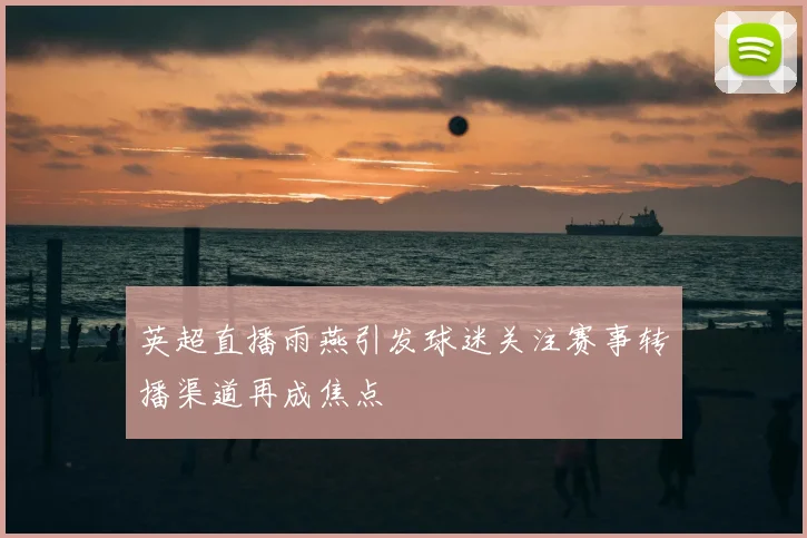 英超直播雨燕引发球迷关注赛事转播渠道再成焦点